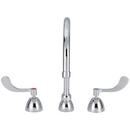 2.2 gpm. Two Handle Widespread Bathroom Sink Faucet in Chrome Plated