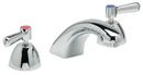 Zurn Polished Chrome Two Handle Widespread Bathroom Sink Faucet 