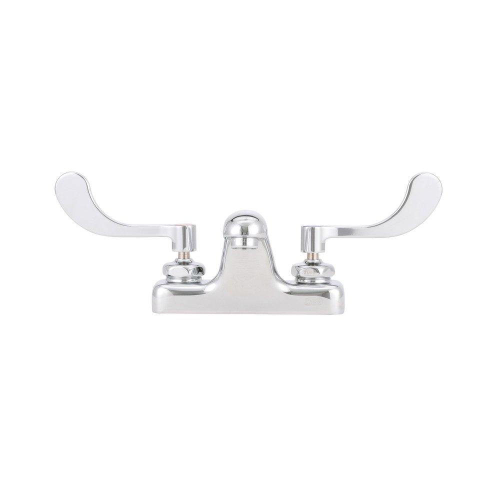 Zurn Polished Chrome Two Handle Centerset Bathroom Sink Faucet 