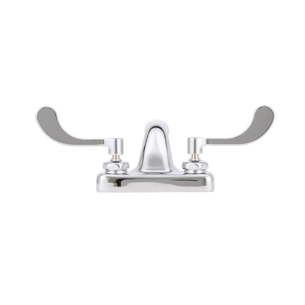 Zurn Polished Chrome Two Handle Centerset Bathroom Sink Faucet 
