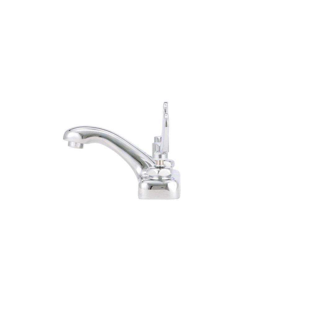 Zurn Polished Chrome Two Handle Centerset Bathroom Sink Faucet 