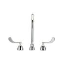Zurn Polished Chrome Two Handle Widespread Bathroom Sink Faucet 