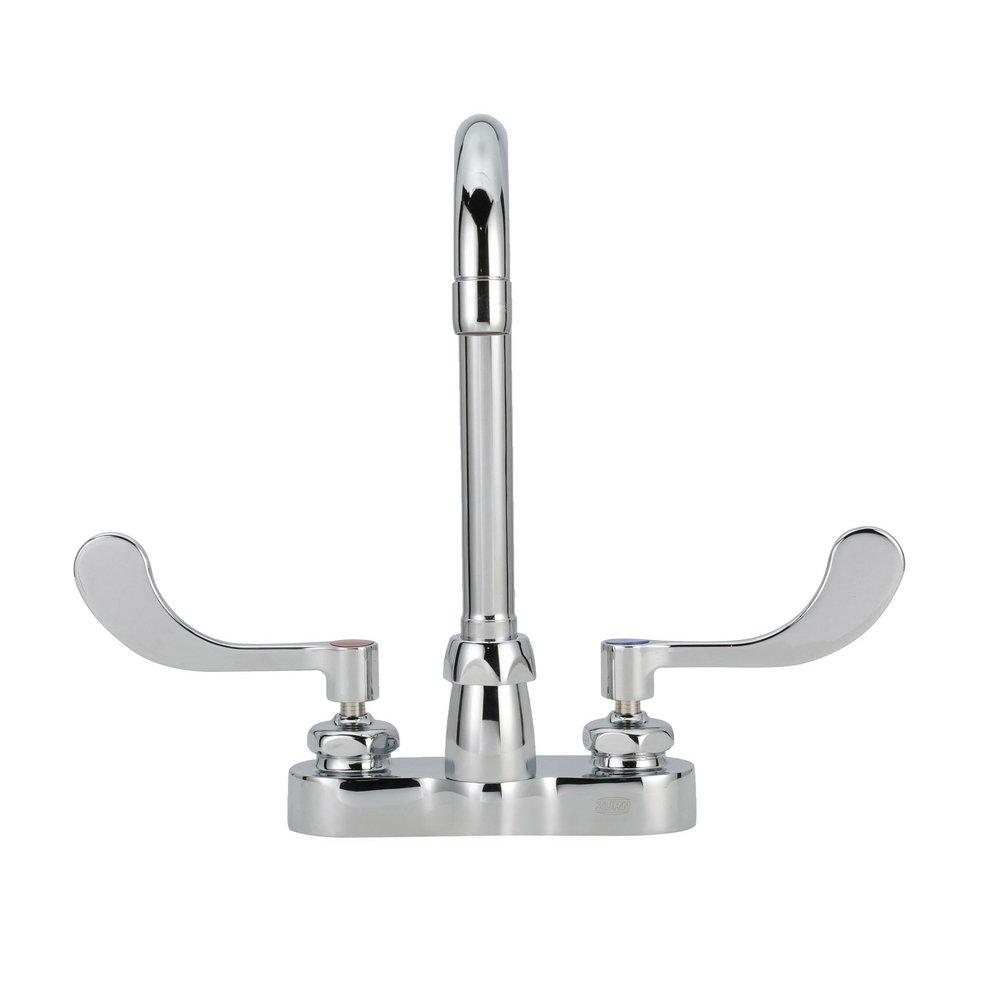 Zurn Polished Chrome Two Handle Centerset Bathroom Sink Faucet 