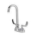 Zurn Polished Chrome Two Handle Centerset Bathroom Sink Faucet 