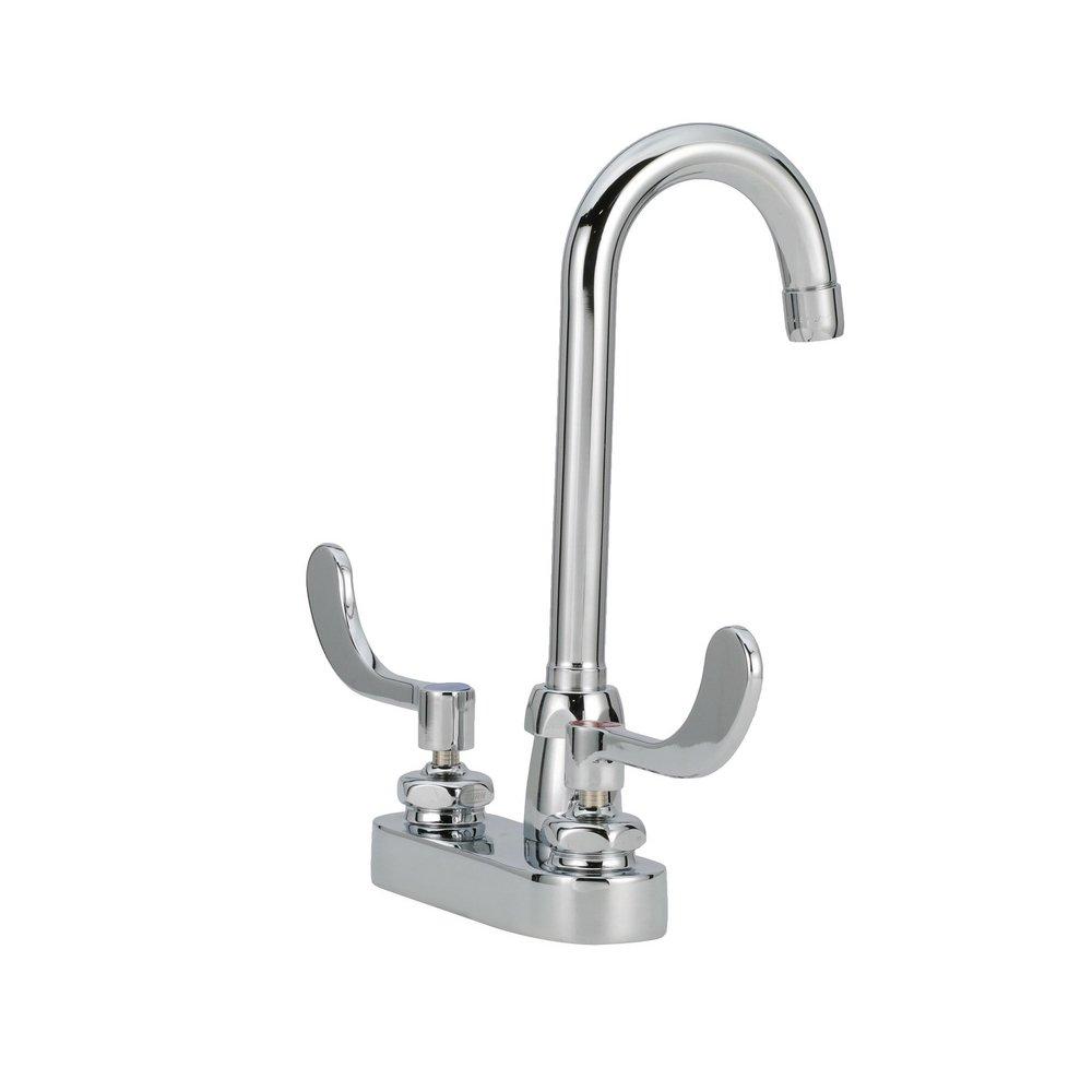 Zurn Polished Chrome Two Handle Centerset Bathroom Sink Faucet 
