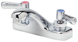 0.5 gpm Two Handle Centerset Bathroom Sink Faucet in Chrome Plated