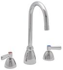 Zurn Polished Chrome Two Handle Widespread Bathroom Sink Faucet 