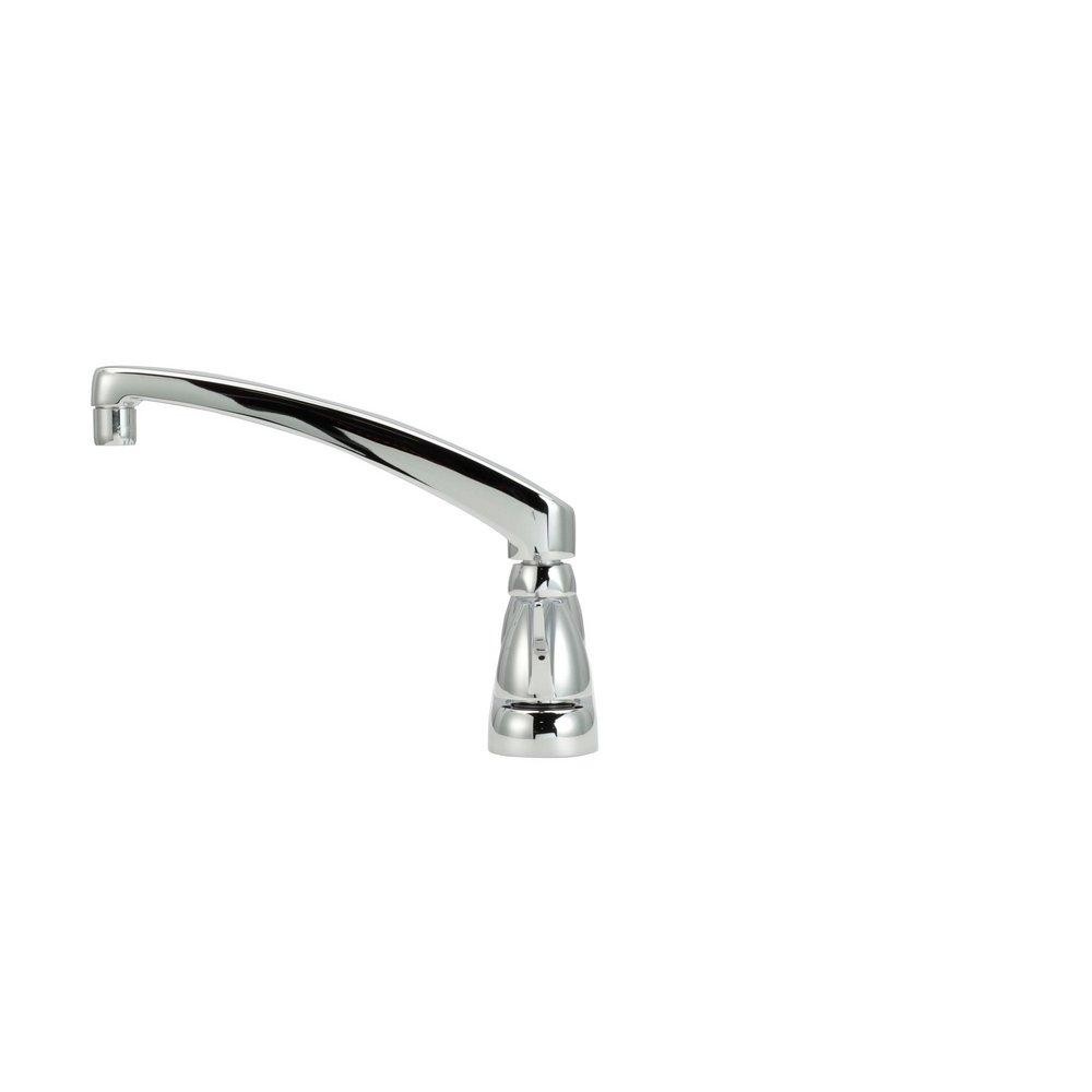 Zurn Polished Chrome Two Handle Knob Deck Mount Service Faucet 