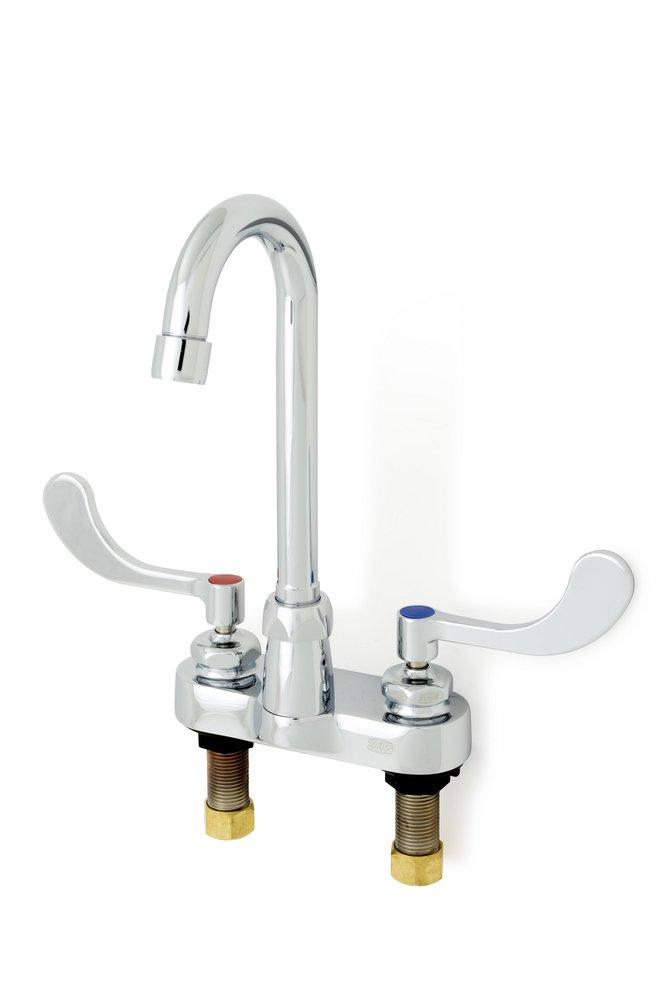 Zurn Polished Chrome Two Handle Centerset Bathroom Sink Faucet 