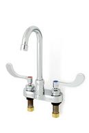 Zurn Polished Chrome Two Handle Centerset Bathroom Sink Faucet 