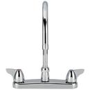2.2 gpm 2-Hole Kitchen Faucet with Double Dome Lever Handle in Polished Chrome