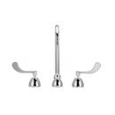 Zurn Polished Chrome Two Handle Widespread Bathroom Sink Faucet 