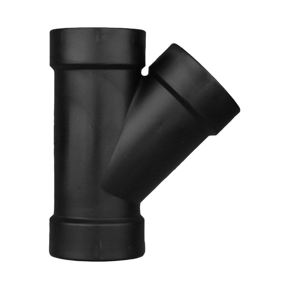 Black ABS DWV Wye 