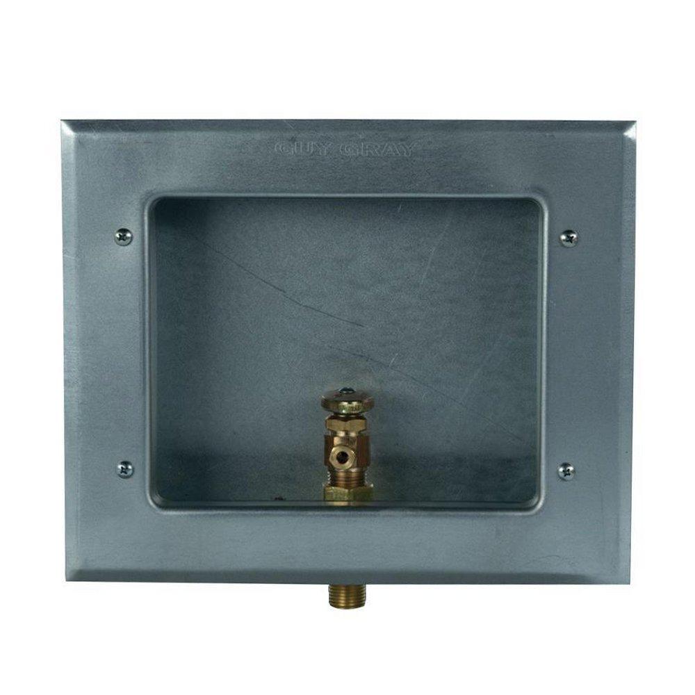 Guy Gray™ Grey 11-5/8 x 9-1/2 x 3-1/2 in. Ice Maker Supply Box 