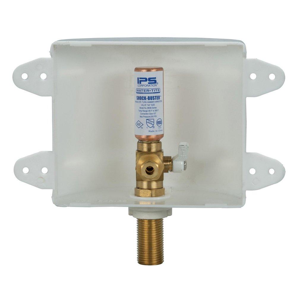 IPS Corporation 1/4-Turn Brass Installed Sweat Ice Maker Supply