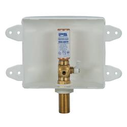 1/4-Turn Brass Installed Sweat Ice Maker Supply Box with Hammer Arrestor