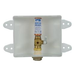 1/4-Turn Brass Installed CPVC Ice Maker Supply Box with Hammer Arrestor