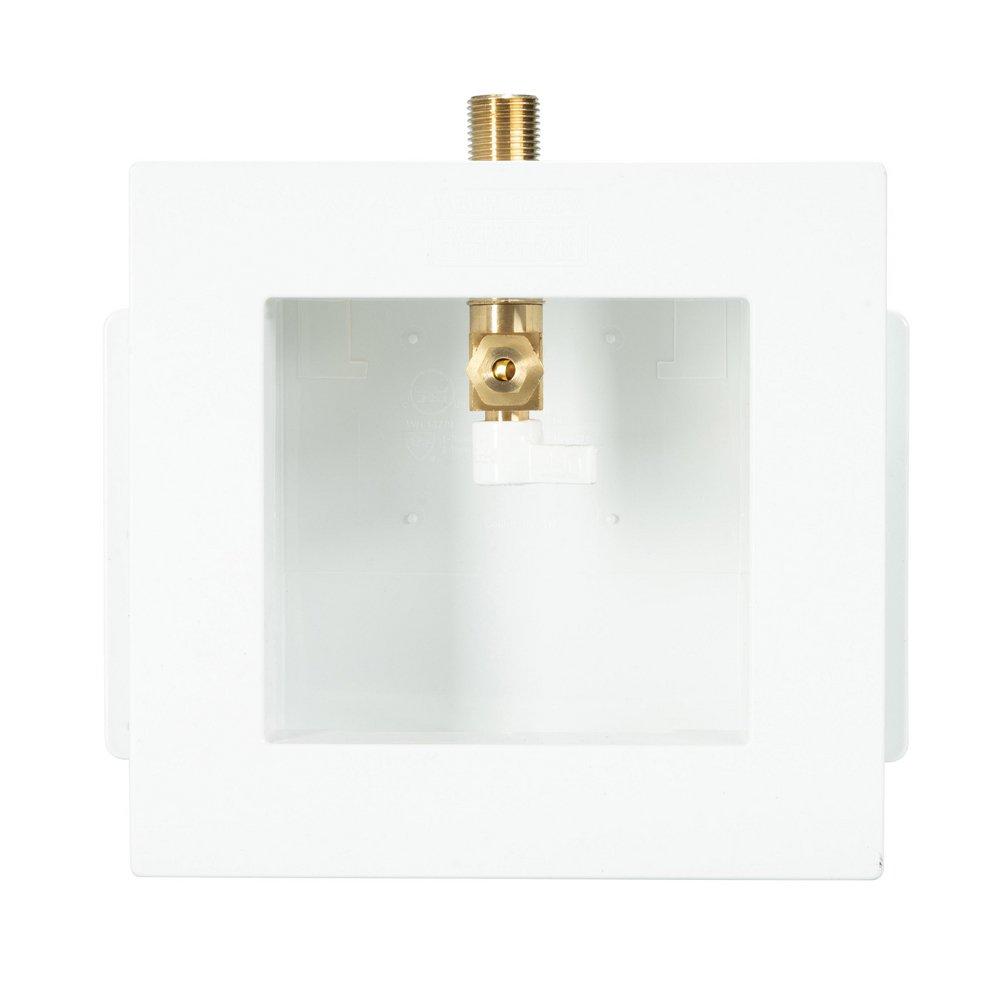 Guy Gray&trade; White 8-5/16 x 7-7/8 x 3-1/8 in. Ice Maker Supply Box 