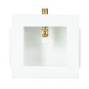 Guy Gray&trade; White 8-5/16 x 7-7/8 x 3-1/8 in. Ice Maker Supply Box 