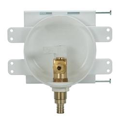 Mini Round F1807 PEX Ice Maker Box with 1/4-Turn Valve