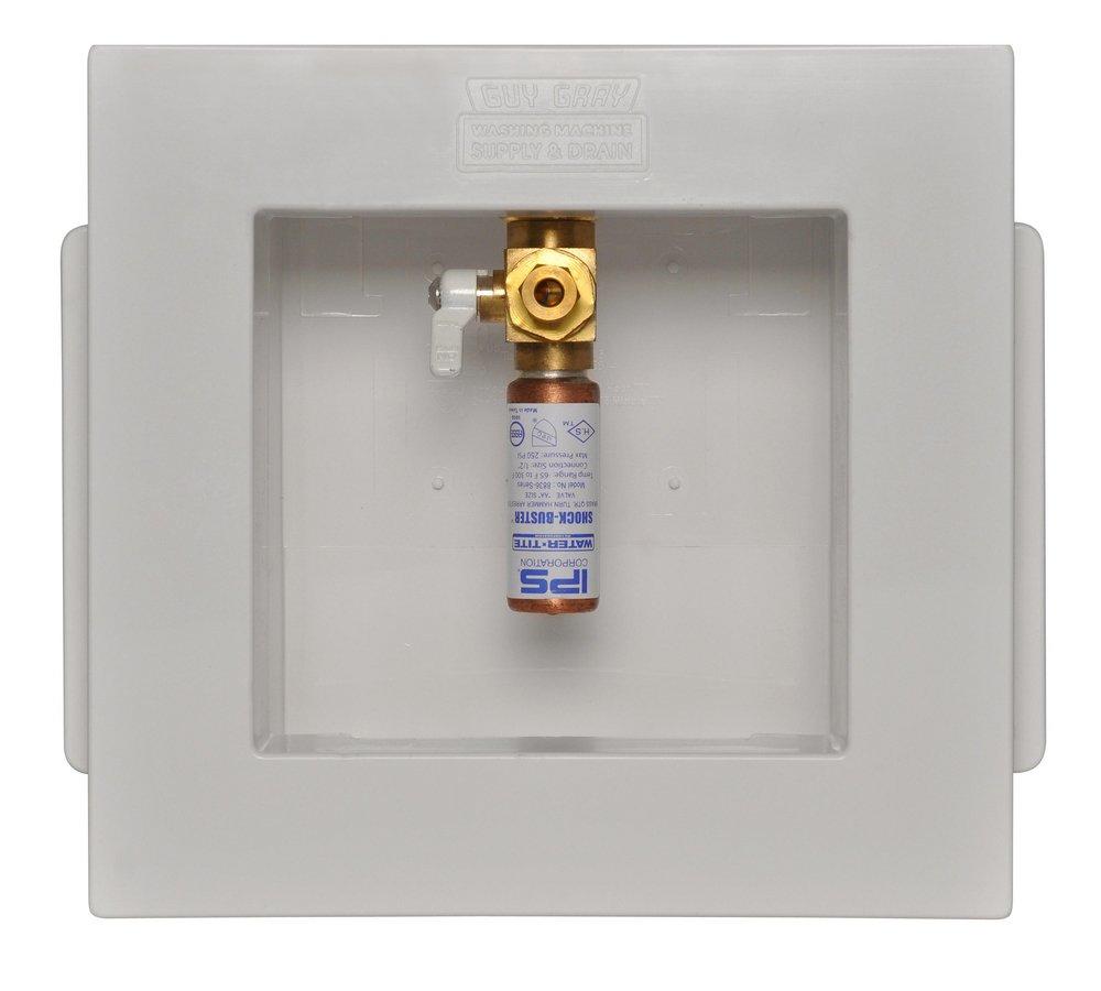 IPS Corporation White 8-5/16 in x 7-7/8 in x 3-1/8 in Ice Maker Supply Box 