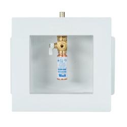 Plastic Fire-Rated Lead-Free F1807 PEX Ice Maker  Supply Box with Hammer Arrestor, Contractor Pack
