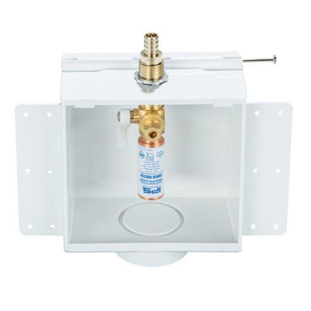 Guy Gray&trade; White 8-5/16 x 7-7/8 in. Ice Maker Supply Box 