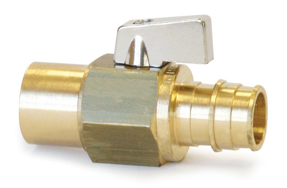 Uponor Brass Full Port F1960 x Sweat 250# Ball Valve 