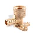 1/2 x 3/8 in. Brass PEX Expansion x FPT 90° Drop Ear Elbow