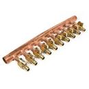 1 in. Copper Manifold with 1/2 in. Ball Valve 10 Outlets