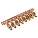 1 in. Copper Manifold x 1/2 in. Ball Valve 8 Outlets