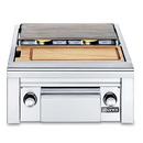 Lynx Grills Polished Stainless Built-In Double Side Burner with Integral Prep Center 