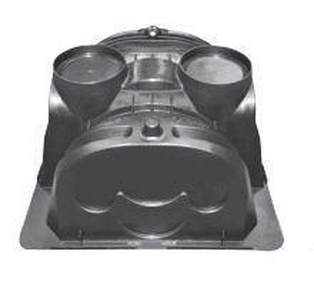 Infiltrator Systems Black Low Profile All in One End Cap 