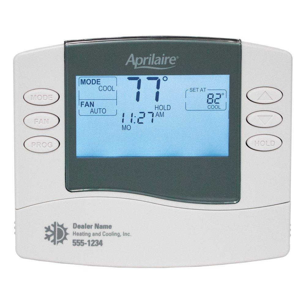 AprilAire Grey Programmable Thermostat 