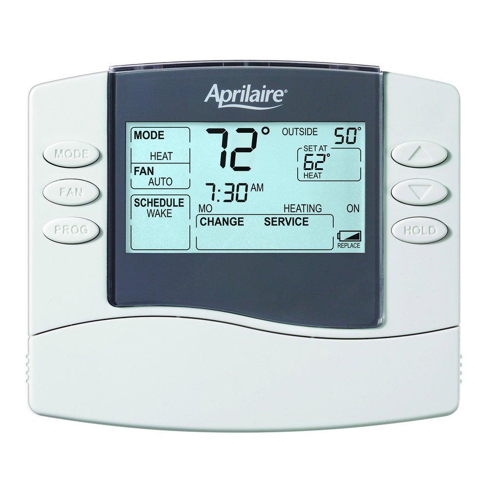 AprilAire Grey Programmable Thermostat 