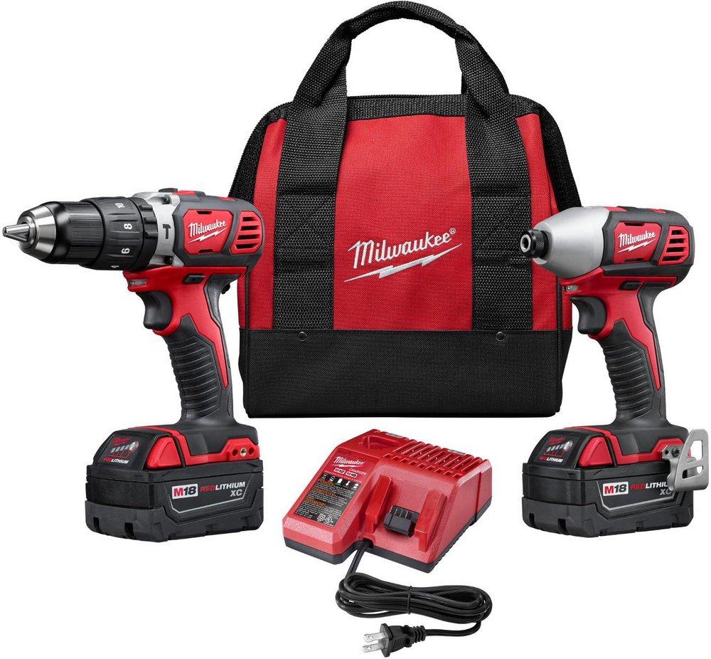 Milwaukee&reg; Black Cordless 2 Tool Kit 