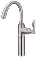 Single Lever Handle Vessel Lavatory Faucet in Brushed Nickel