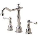 Widespread Lavatory Faucet with Double Lever Handle in Polished Chrome