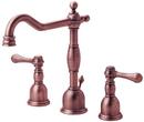 Widespread Lavatory Faucet with Double Lever Handle in Antique Copper