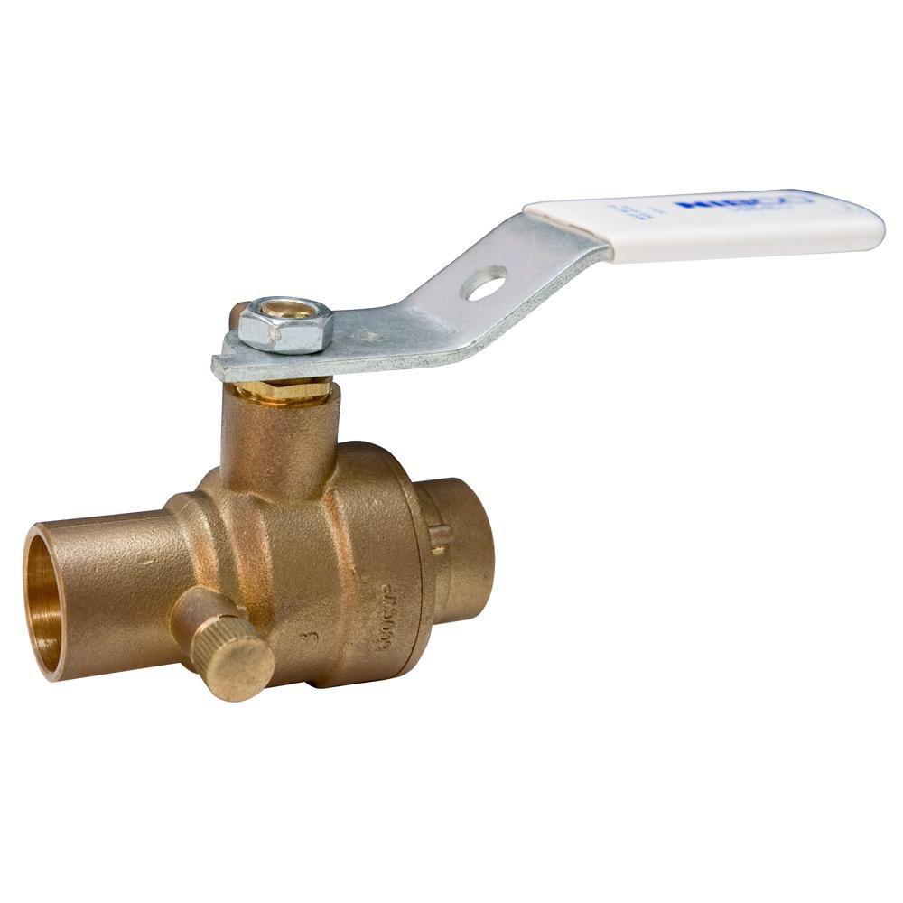 NIBCO Silicon Bronze Full Port Female Solder 600# Ball Valve 