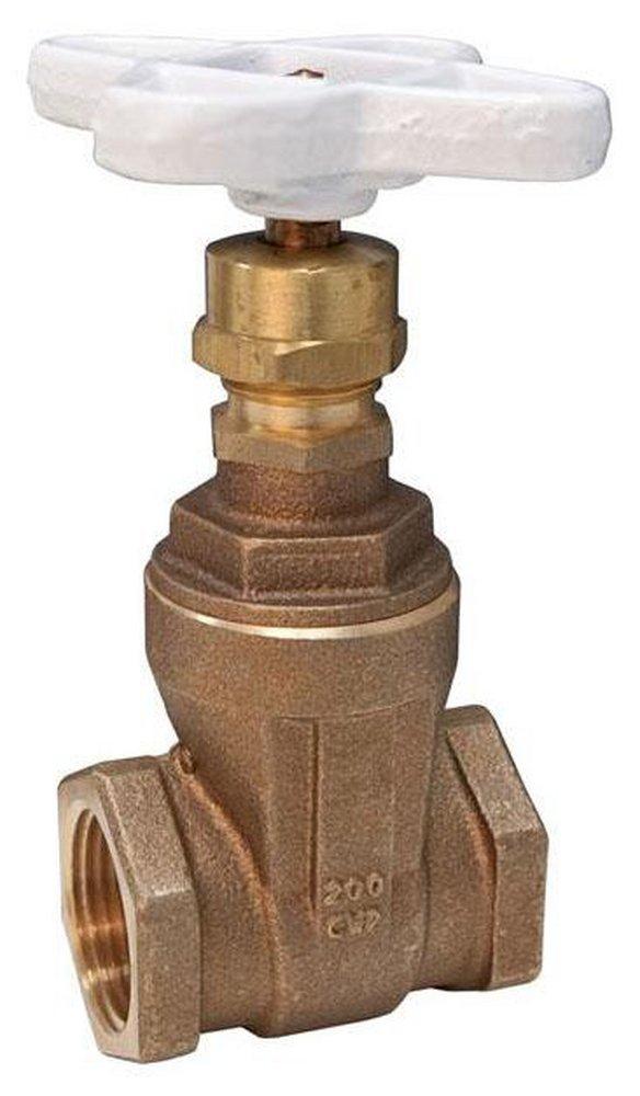 Nibco Bronze 1 1/4" Gate Valve Stem Class 150 Threaded 300 WOG NEW