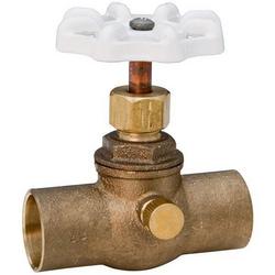 3/4 in. Bronze Cup Stop & Waste Valve