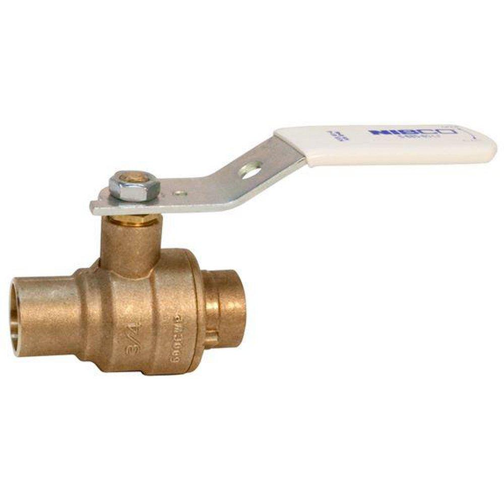 NIBCO DZR Silicon Bronze Full Port Solder 600# Ball Valve 