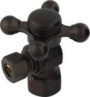 1/2 x 3/8 in. FIPS x Compression Cross Angle Supply Stop Valve in Oil Rubbed Bronze