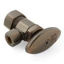 Signature Hardware Oil Rubbed Bronze 5/8 x 3/8 in. NPT x OD Compression Knob Angle Supply Stop Valve 