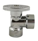 1/2 in. FIPS Oval Angle Supply Stop Valve in Polished Chrome