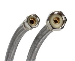 3/8 x 1/2 x 20 in. Braided Stainless Sink Flexible Water Connector