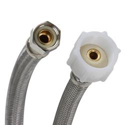 3/8 x 7/8 x 12 in. Braided Stainless Toilet Flexible Water Connector