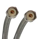 Fluidmaster Stainless Steel 1/2 in. Braided Stainless Toilet Flexible Water Connector 