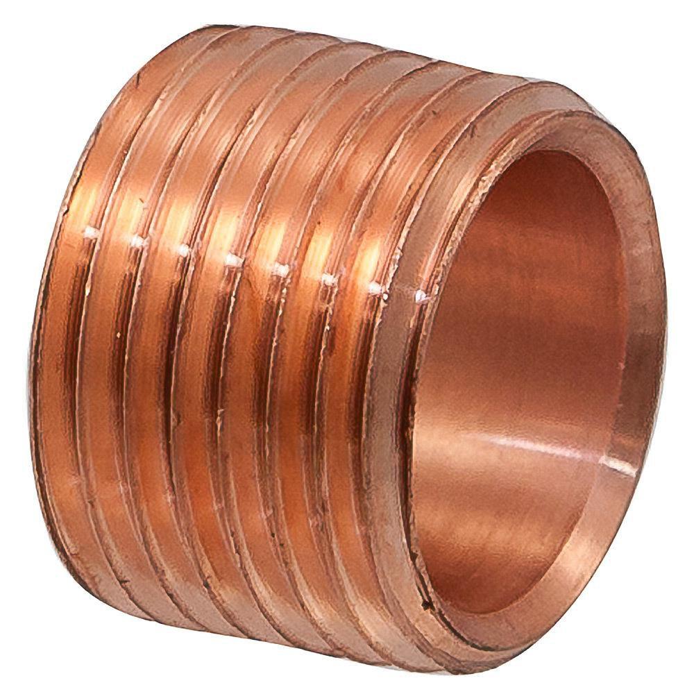 Copper Flush Male Adapter 